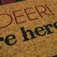 Mohawk Home Faux Coir Oh Deer 18"X30" Outdoor Doormat