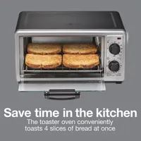 Proctor Silex 4 Slice Toaster Oven Broiler