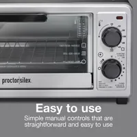 Proctor Silex 4 Slice Toaster Oven Broiler