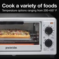 Proctor Silex 4 Slice Toaster Oven Broiler