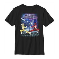 Little & Big Boys Crew Neck Short Sleeve Power Rangers Graphic T-Shirt