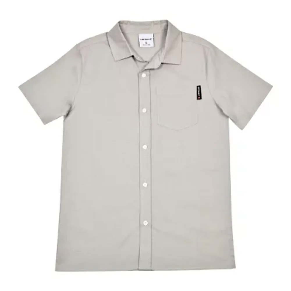 Airwalk Big Boys Short Sleeve Button-Down Shirt