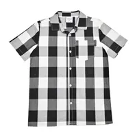 Airwalk Big Boys Short Sleeve Button-Down Shirt