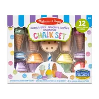 Melissa & Doug Ice Cream And Cake Chalk Set Chalk