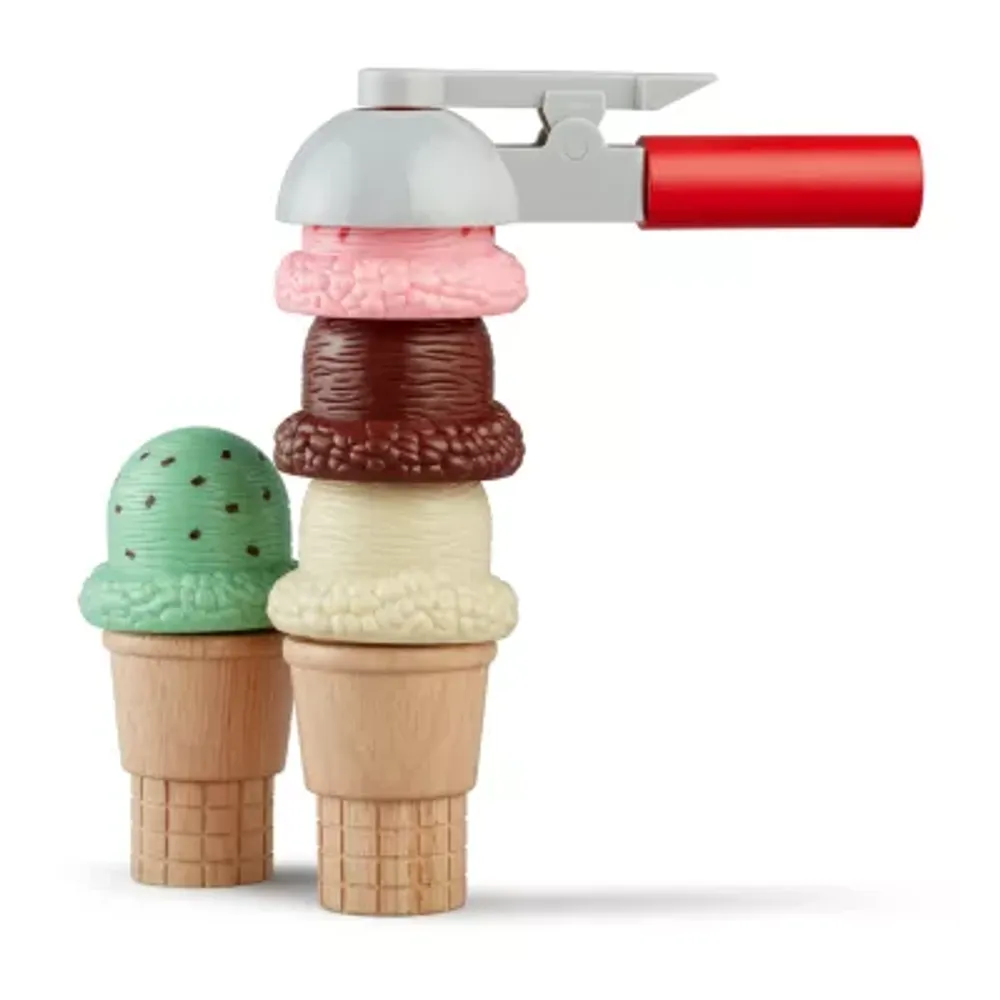 Melissa & Doug Scoop & Stack Ice Cream Cone Playset