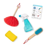 Melissa & Doug Deluxe Sparkle & Shine Cleaning Playset