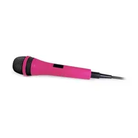 SINGING MACHINE UNIDIRECTIONAL DYNAMIC MICROPHONE PINK