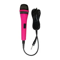 SINGING MACHINE UNIDIRECTIONAL DYNAMIC MICROPHONE PINK