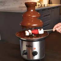 Total Chef 3 Tier Chocolate Fondue Fountain- 1.5 lbs (680 g) Capacity