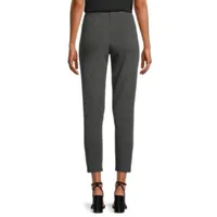 Worthington Womens Fit Solution Ultra Sculpt Ponte Ankle Pants