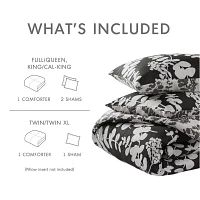 510 Design Aria Floral Midweight Reversible Comforter Set