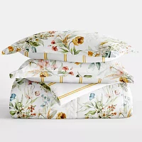 Casual Comfort Chintz Floral Midweight Down Alternative Comforter Set