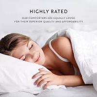 Casual Comfort Stitch Stripe Midweight Down Alternative Comforter Set