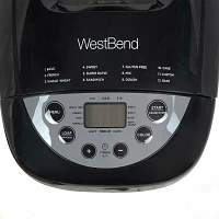 West Bend Hi-Rise Bread Maker with 12 Preset Digital Controls, in Gray