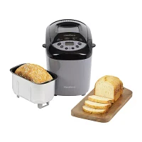 West Bend Hi-Rise Bread Maker with 12 Preset Digital Controls, in Gray