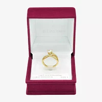 Sparkle Allure Crystal 14K Gold Over Brass Heart Band