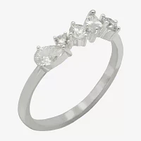 Sparkle Allure Cubic Zirconia Pure Silver Over Brass Band