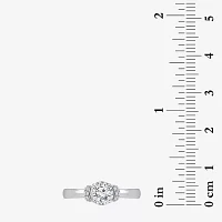 (I / I1) Womens 1 CT. T.W. Lab Grown White Diamond 14K Gold Round Engagement Ring