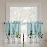 No 918 Holiday Wonderland Rod Pocket Tailored Valance