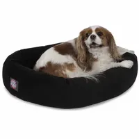 Majestic Pet Suede Bagel Bed