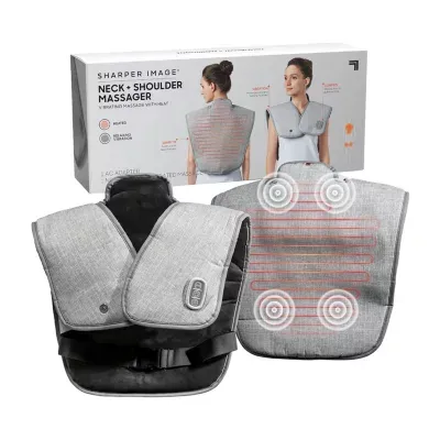 Sharper Image Heated Neck and Shoulder Massager for Pain Relief