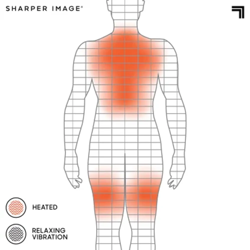 Sharper Image Heated Neck and Shoulder Massager for Pain Relief