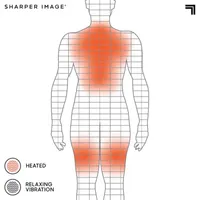 Sharper Image Heated Neck and Shoulder Massager for Pain Relief