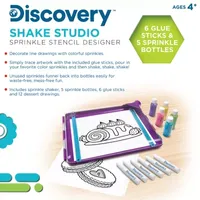 Discovery Kids Shake Studio Sprinkle Designer Kit, Arts and Crafts Stencil Kit