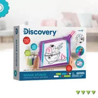 Discovery Kids Shake Studio Sprinkle Designer Kit, Arts and Crafts Stencil Kit