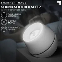 Sharper Image® Sound Soother Wind, White Noise Machine With LED Glow