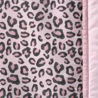 The Peanutshell Leopard Blush 3-pc. Crib Bedding Set