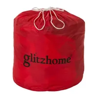 Glitzhome 7' Santa Sleigh Lighted Christmas Outdoor Inflatable