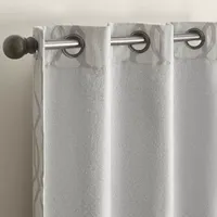 Eclipse Ambiance Lattice Draft Stopper Energy Saving 100% Blackout Grommet Top Single Curtain Panel