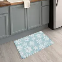 Mohawk Home Holiday Snowflakes Anti-Fatigue 18"x30" Kitchen Mat