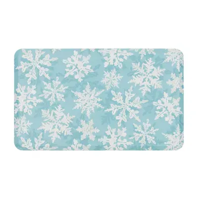 Mohawk Home Holiday Snowflakes Anti-Fatigue 18"x30" Kitchen Mat