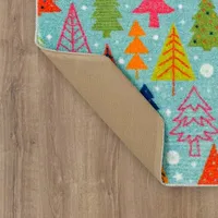 Mohawk Home Everstrand Holiday Trees Latex Kitchen Mat