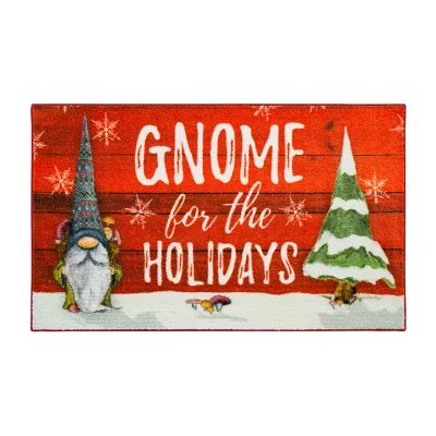Mohawk Home Everstrand Gnome For The Holidays Latex Kitchen Mat