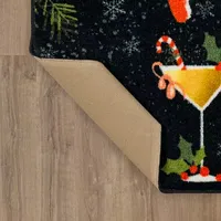 Mohawk Home Everstrand Let's Get Merry Latex Kitchen Mat