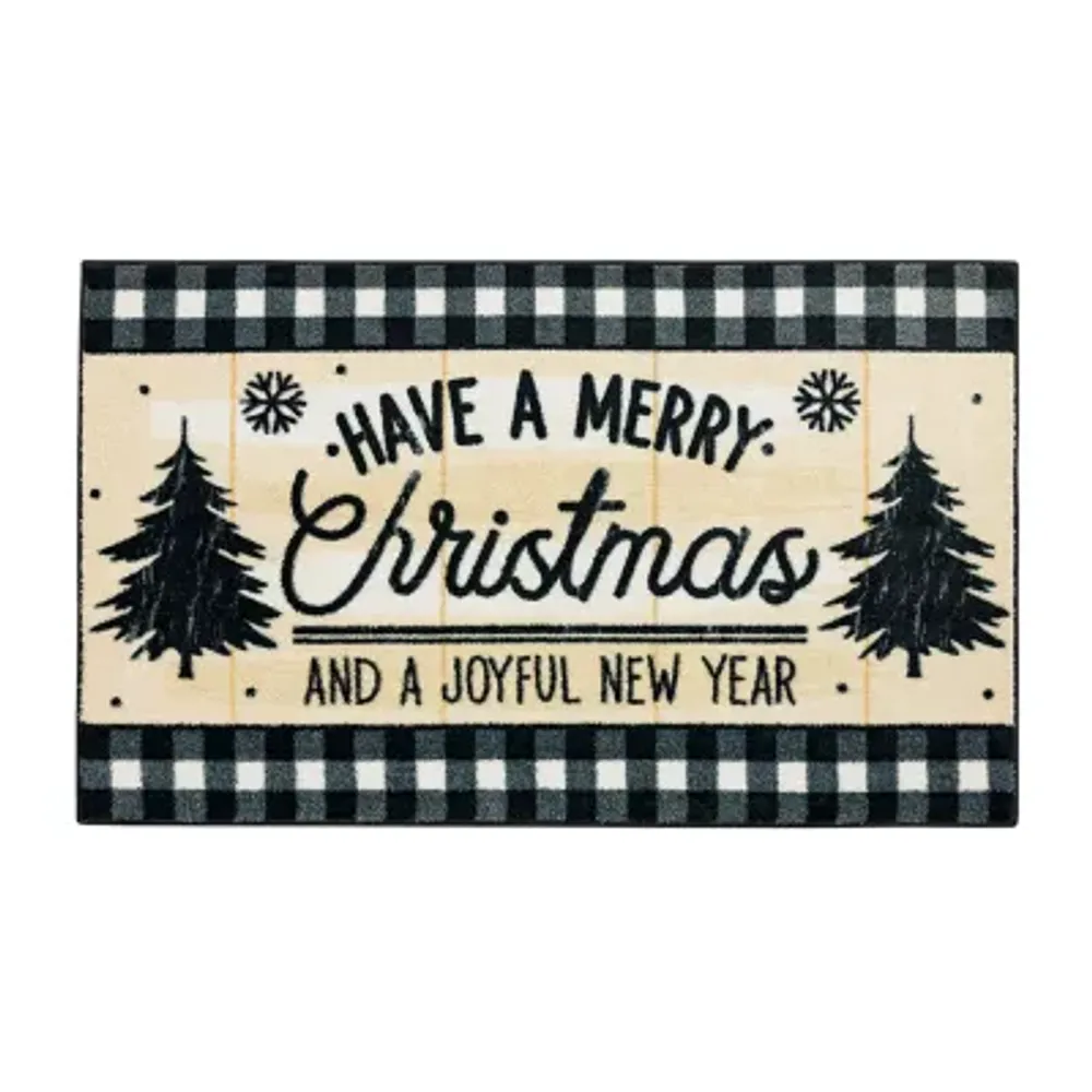 Mohawk Home Everstrand Season's Wishes Latex Kitchen Mat