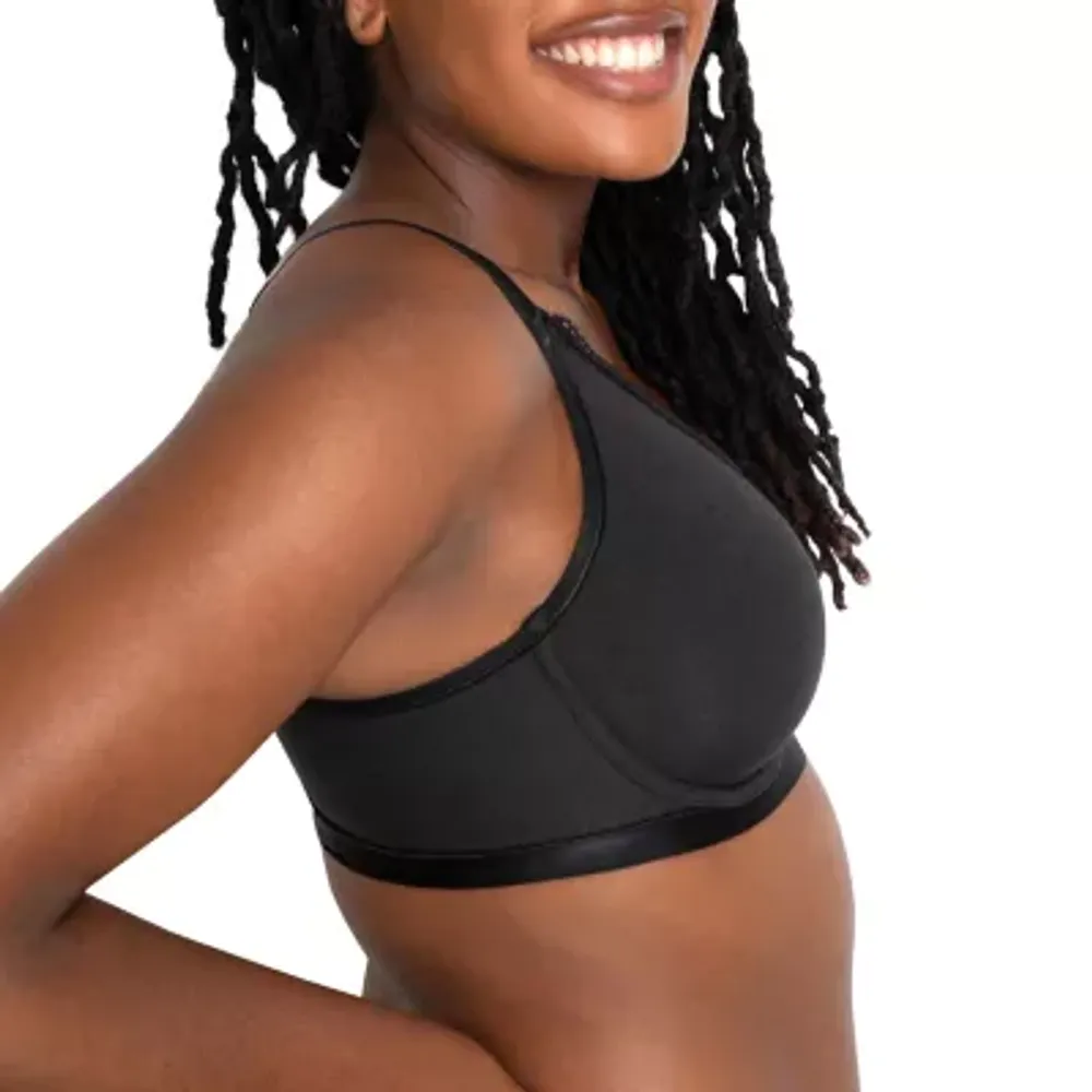 Curvy Couture Cotton Luxe Unlined Underwire Bra- 1291