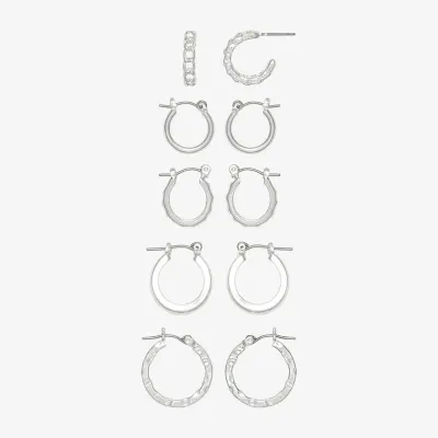 Mixit 5 Pair Earring Set