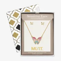 Mixit Necklace & Stud Earring 2-pc. Butterfly Jewelry Set