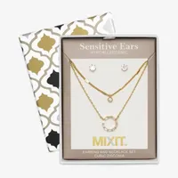 Mixit Circle Necklace & Stud Earring 2-pc. Jewelry Set