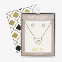Mixit Necklace & Stud Earring 2-pc. Heart Jewelry Set