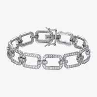 Sterling Silver Solid Link Link Bracelet