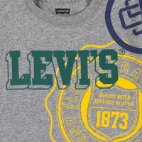 Levi's Big Boys Crew Neck Short Sleeve Graphic T-Shirt