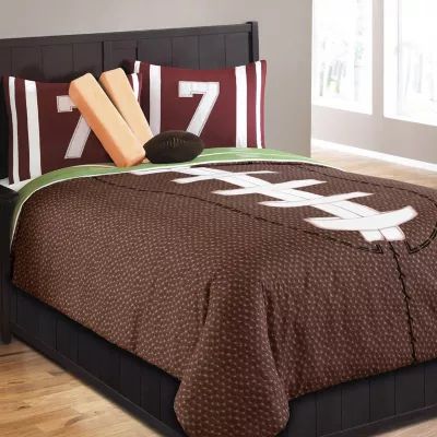 Riverbrook Home Field Goal Midweight Embroidered Comforter Set