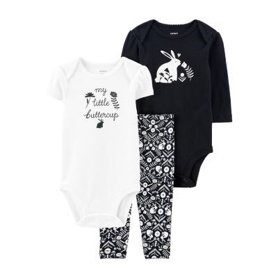 Carter's Baby Girls 3-pc. Pant Set