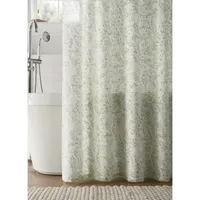 Linden Street Tossed Leaves Shower Curtain