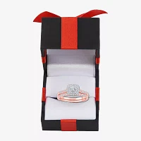 1/2 CT.T.W. Natural Diamond Halo Bridal Set 10K or 14K White Gold